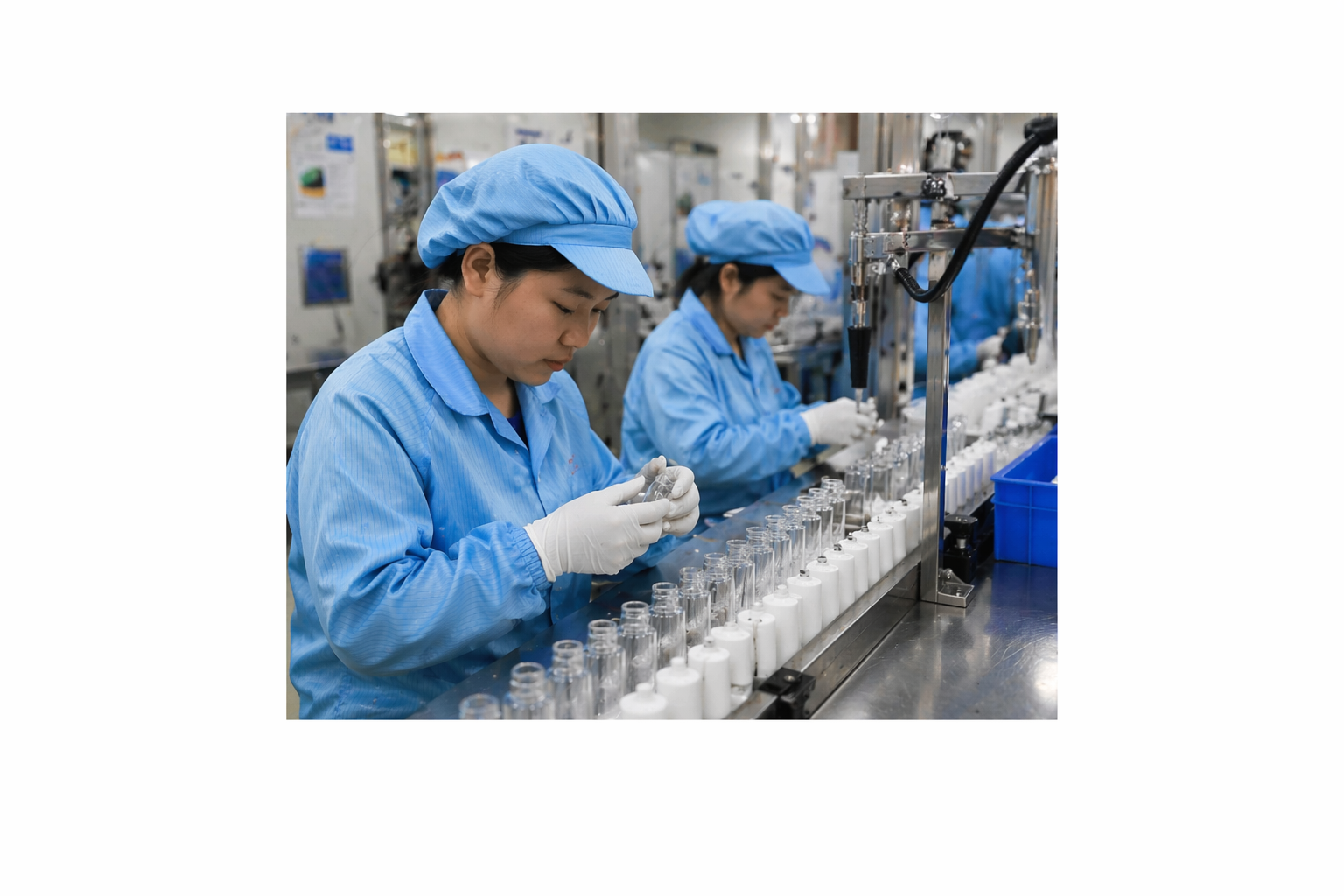 cosmetic packaging manufacturer production line and quality control process