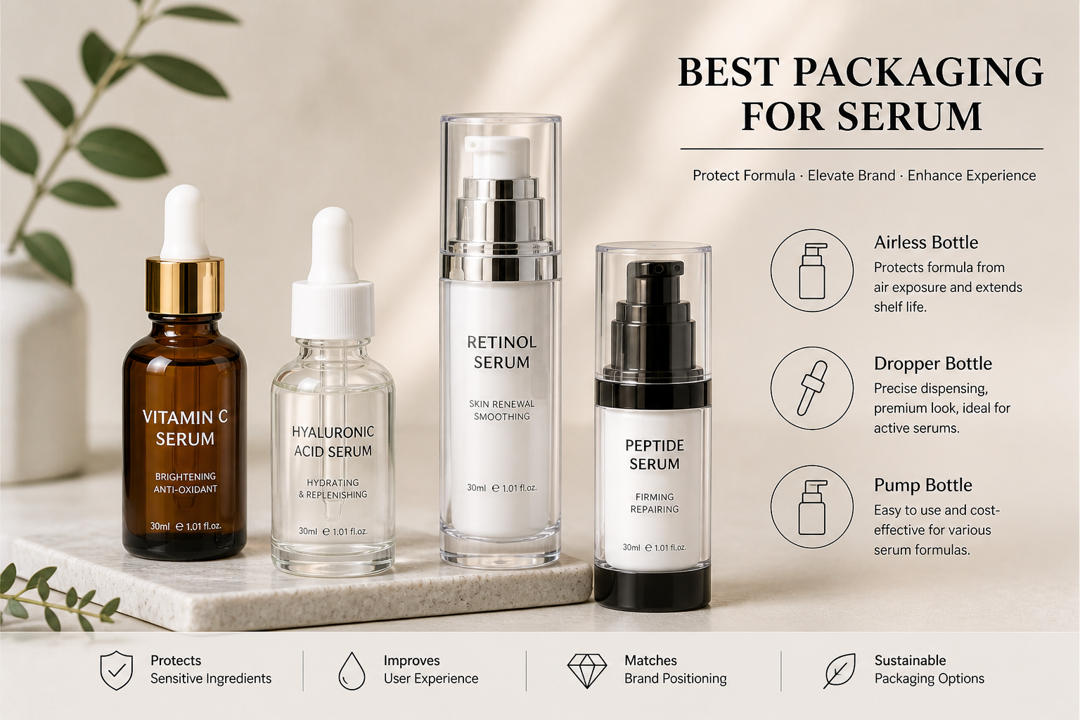 1777891231327923.png serum packaging bottles including airless bottle and dropper bottle for skincare products