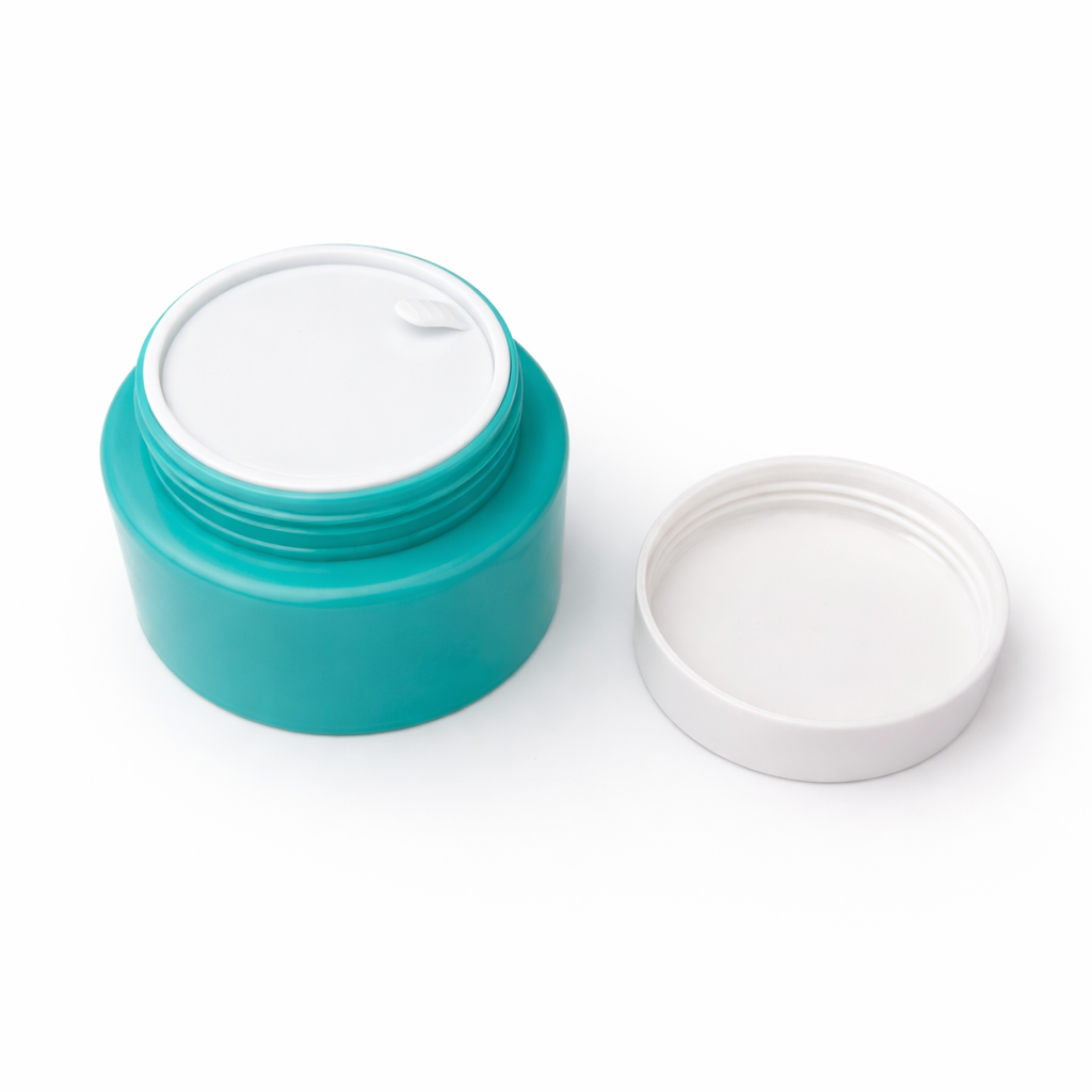 10/25/50/100/200g Plastic Face Cream Jar PP Hand Cream Empty Jar Cosmetic Jar With Hand Pull Pad HPPJ014