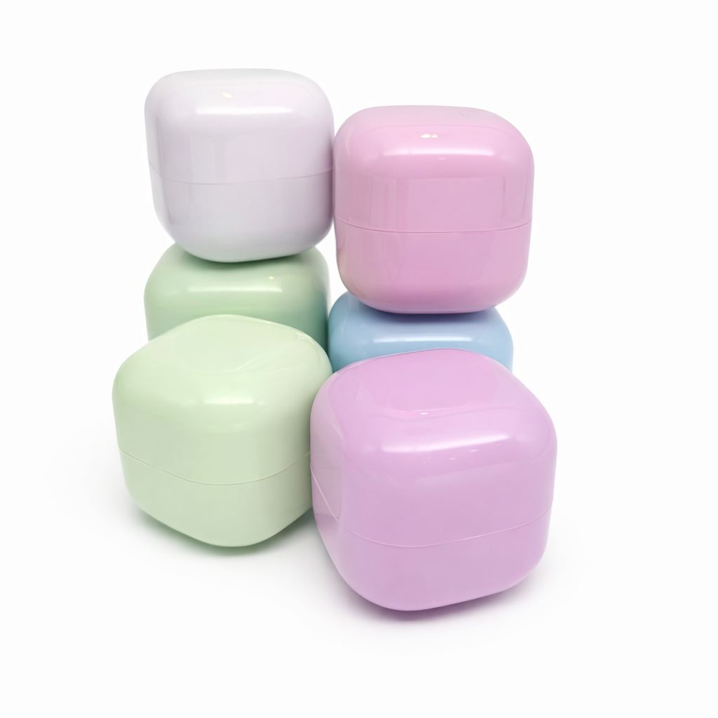 5/10/15/20/30/50g PP Double-layered Cream Jar Plastic Eye Cream Jar Cosmetic Empty Jar With Hand Pull Pad HPPJ015